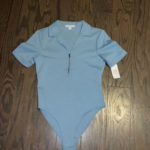 Dusty blue bodysuit